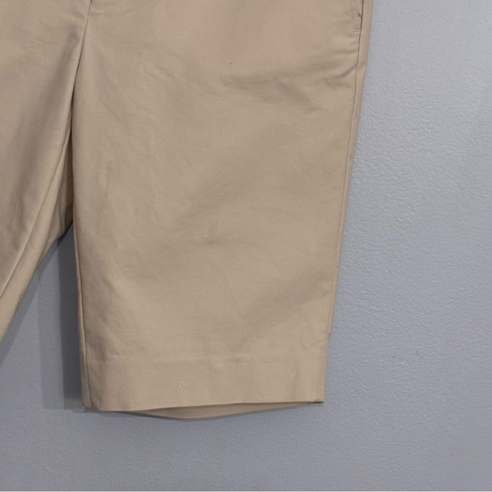 Lauren Ralph Lauren | Women’s Classic Tan Bermuda Chino 10” Casual Shorts Size 6 - Picture 12 of 15
